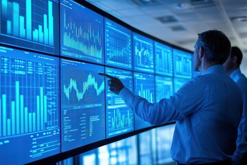 ERP Technology Workshop Business professionals from financial sectors collaboratively explore enterprise resource planning and digital solutions to revolutionize human resources management.