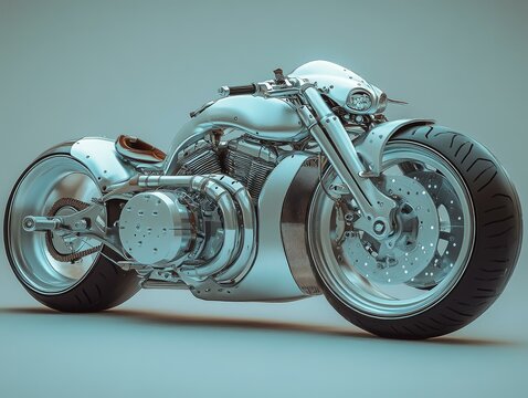 Futuristic Motorcycle Design, Revolutionary Technology