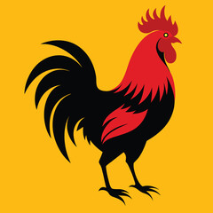 Rooster icons vector illustration.