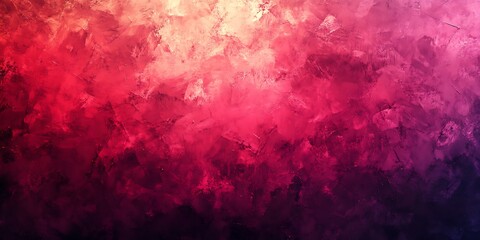 Fototapeta premium Colorful abstract painting with shades of purple, pink, orange and yellow.