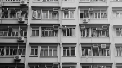 BW HK commercial building windows