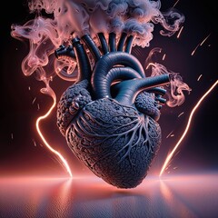 Smoky Heart of Shadows and Light