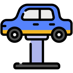 hydraulic filled line icon