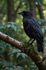 crow on a tree
