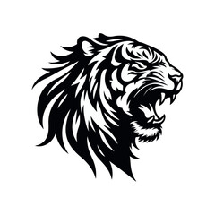 Obraz premium A Tiger Hade vector art illustration. 