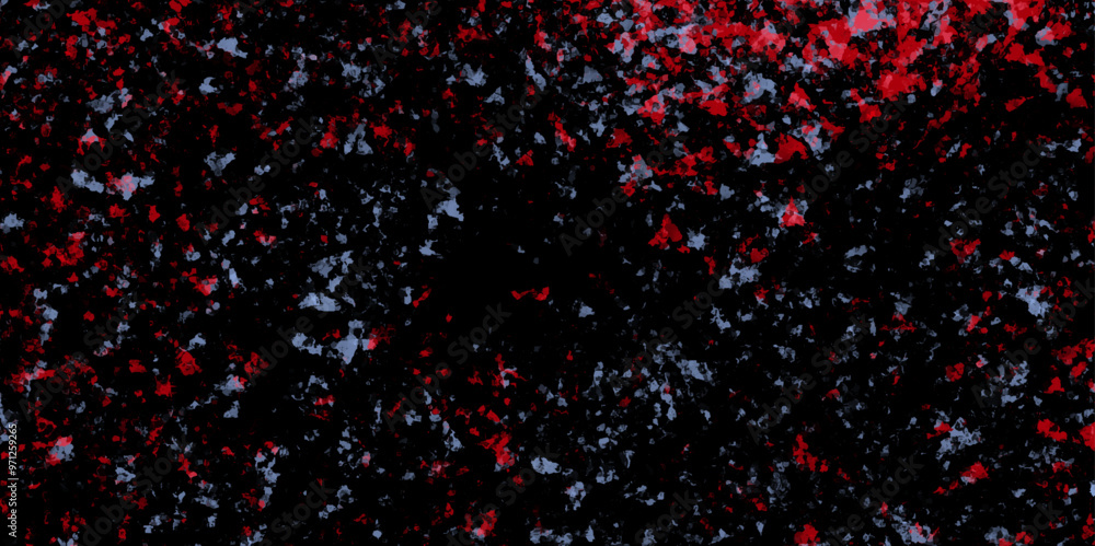 Poster a abstract red and black background with water droplets like effect. red glitter on a black backgrou