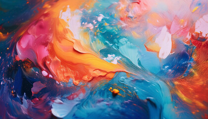 Close-Up of a Creative Artwork