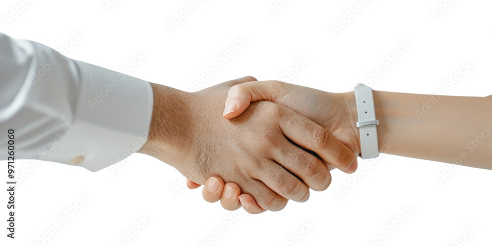 Canvas Prints PNG  Hands of business people handshake togetherness agreement.