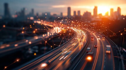 Obraz premium Geometric Grids of Global Goods