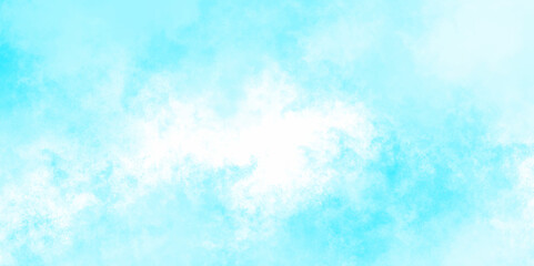 Beautiful blue sky with white clouds. Abstract nature background of romantic summer blue sky with fluffy clouds. Watercolor blue color texture background, clouds and sky pattern illustration cloudy.	
