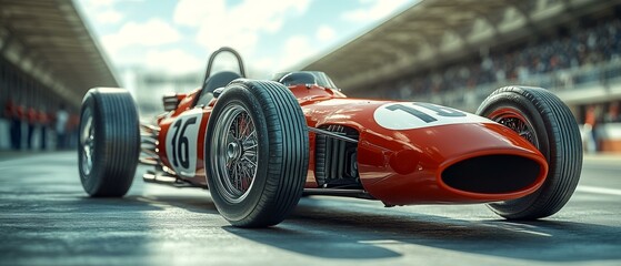 Classic Racing Car Display