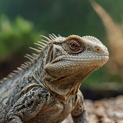 Naklejka premium lizard generative ai