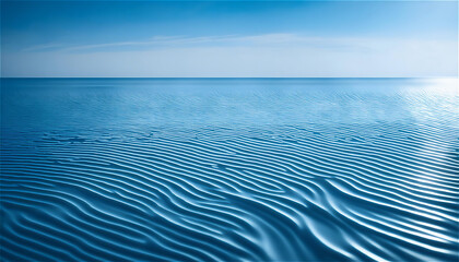 シンプルな薄い青の無地背景に、水面に小さな波紋が広がるような微かな模様が見えるデザイン。静けさと穏やかさを演出するクールな雰囲気