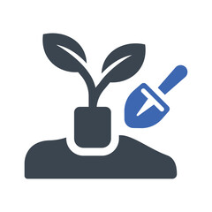 Gardening plant icon