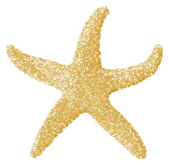 PNG Starfish icon shape gold white background.