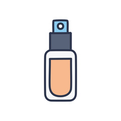 Spray bottle icon. Illustrated icon of a spray bottle. Perfect for hygiene, cleanliness, and product design concepts.