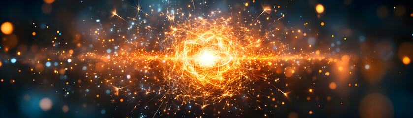 Obraz premium Isolated Abstract Sparklers and Mandala Vector Design: Intricate Glowing Lines and Cultural Composition on White Background for Stock Photo