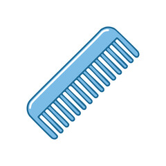 Blue hair comb. Blue hair comb for grooming and styling hair. Use for detangling and smoothing.
