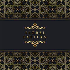 batik frame border ethnic ornamental floral pattern 