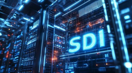 Fototapeta premium Software Defined Infrastructure 