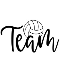 Team sports typography clip art design on plain white transparent isolated background for card, shirt, hoodie, sweatshirt, apparel, card, tag, mug, icon, poster or badge