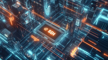 Obraz premium Software Defined Infrastructure 