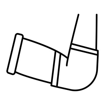 recommend clip art: elbow pads outline icon