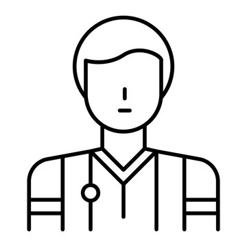 recommend clip art: referee outline icon