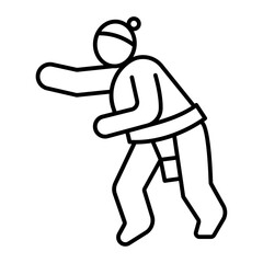 sumo outline icon