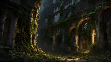Naklejka premium Ruins of Ancient City 2