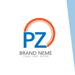 pz flat logo templates design