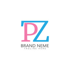 pz flat logo templates design