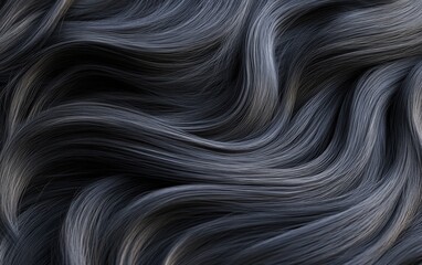 Long and beauty woman hair texture background wallpaper. Wave and shiny well-groomed hair.
