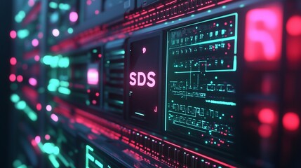 Obraz premium Software Defined Storage