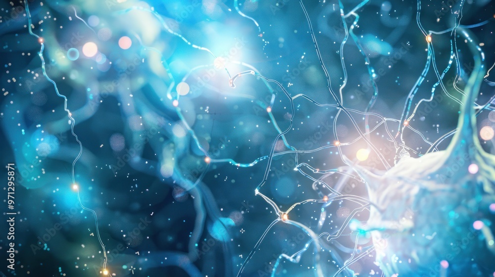 Poster abstract neural network visualization