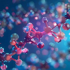 Chain of amino acid or bio molecules called protein