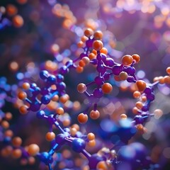 Chain of amino acid or bio molecules called protein