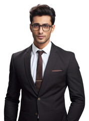 Men fashion glasses portrait tuxedo