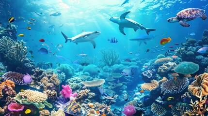 Vibrant Underwater Paradise