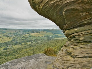 Rocky landscape in the Peak District