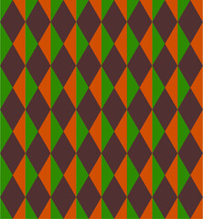 Fototapeta premium pattern diamond-shaped template red, green, retro, carpet ,geometric background