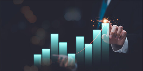 hand pushing a button on a touch screen