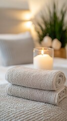 Sesión acogedora y confortable de relajación y Spa. Formato ideal para móvil. 