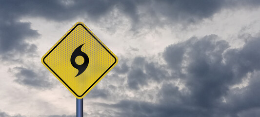 bad weather ahead sign	