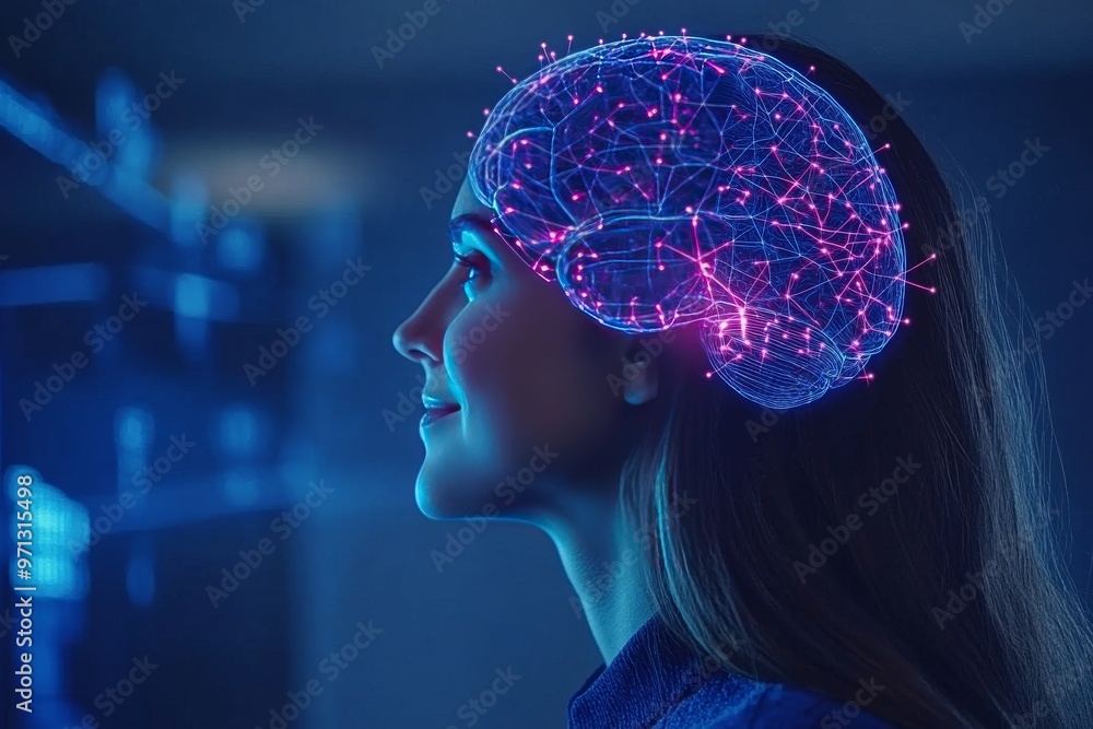 Aufkleber brain connectivity neurophotonics brainwave detection cognitive computation and neurostimulation wom