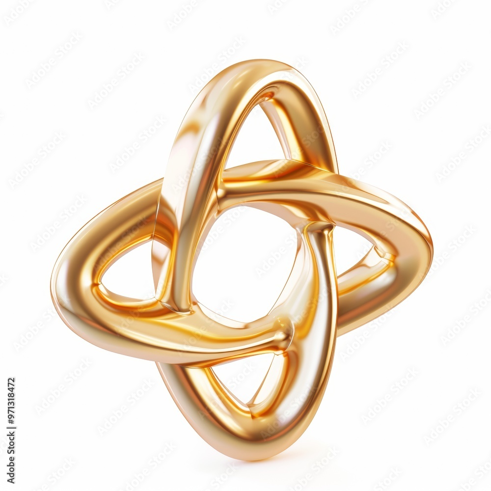 Poster 3d rendering - litan icon isolated on white background