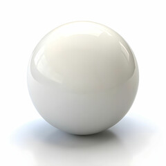 a ball with white