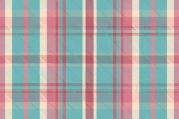 Tartan plaid pattern with texture. Vector illustration.