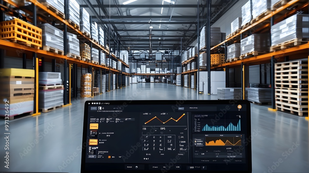 Poster digital dashboard featuring interactive charts,graphs,and statistical data visualizations for busine