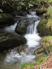 Mountain waterfall in the Lake District